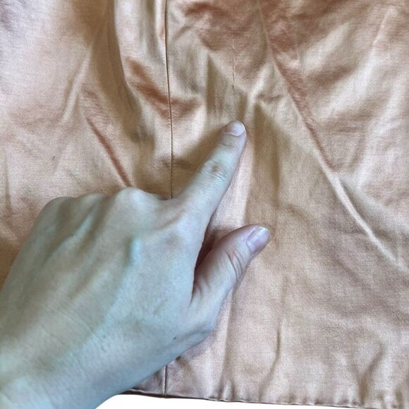 Ulla Johnson Copper Orange Off Shoulder Satin Tulip Lelita Midi Dress 10 - Picture 7 of 8